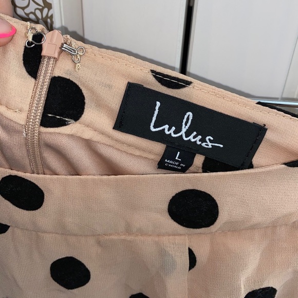 Polka dot fringe midi skirt - Picture 3 of 4